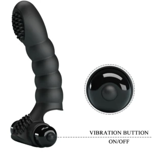 PRETTY LOVE - ALEXANDER FINGER WIBRATOR 10 WIBRACJI CZARNY
